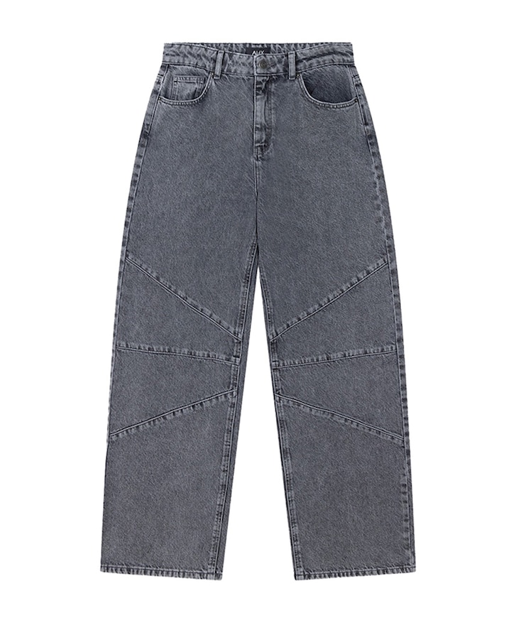 CUTSEAM DENIM dames jeans grijs