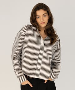 Dames blouse bruin
