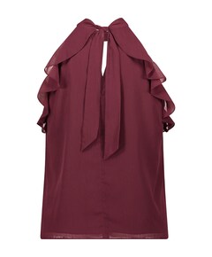 Dames top bordeaux