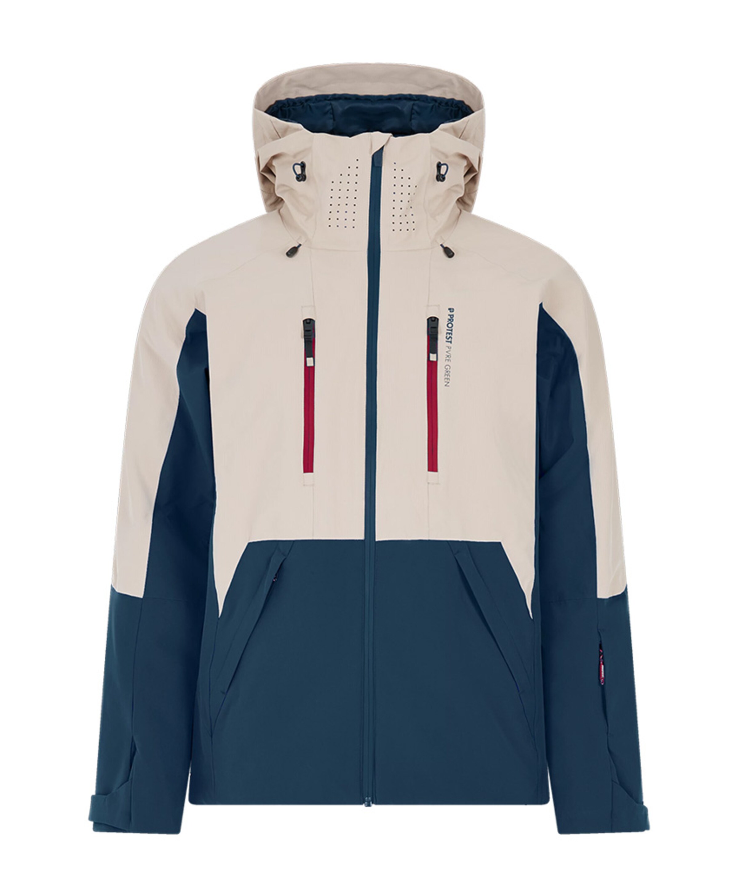 Heren ski-jas blauw