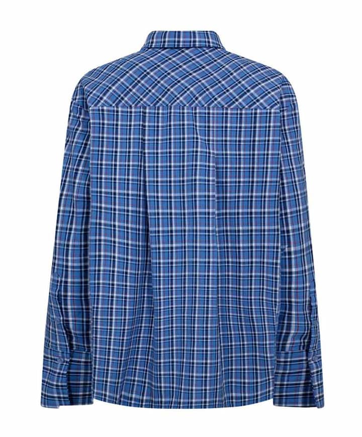 Dames blouse blauw