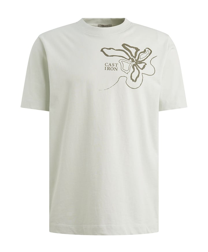 Heren T-shirt ecru