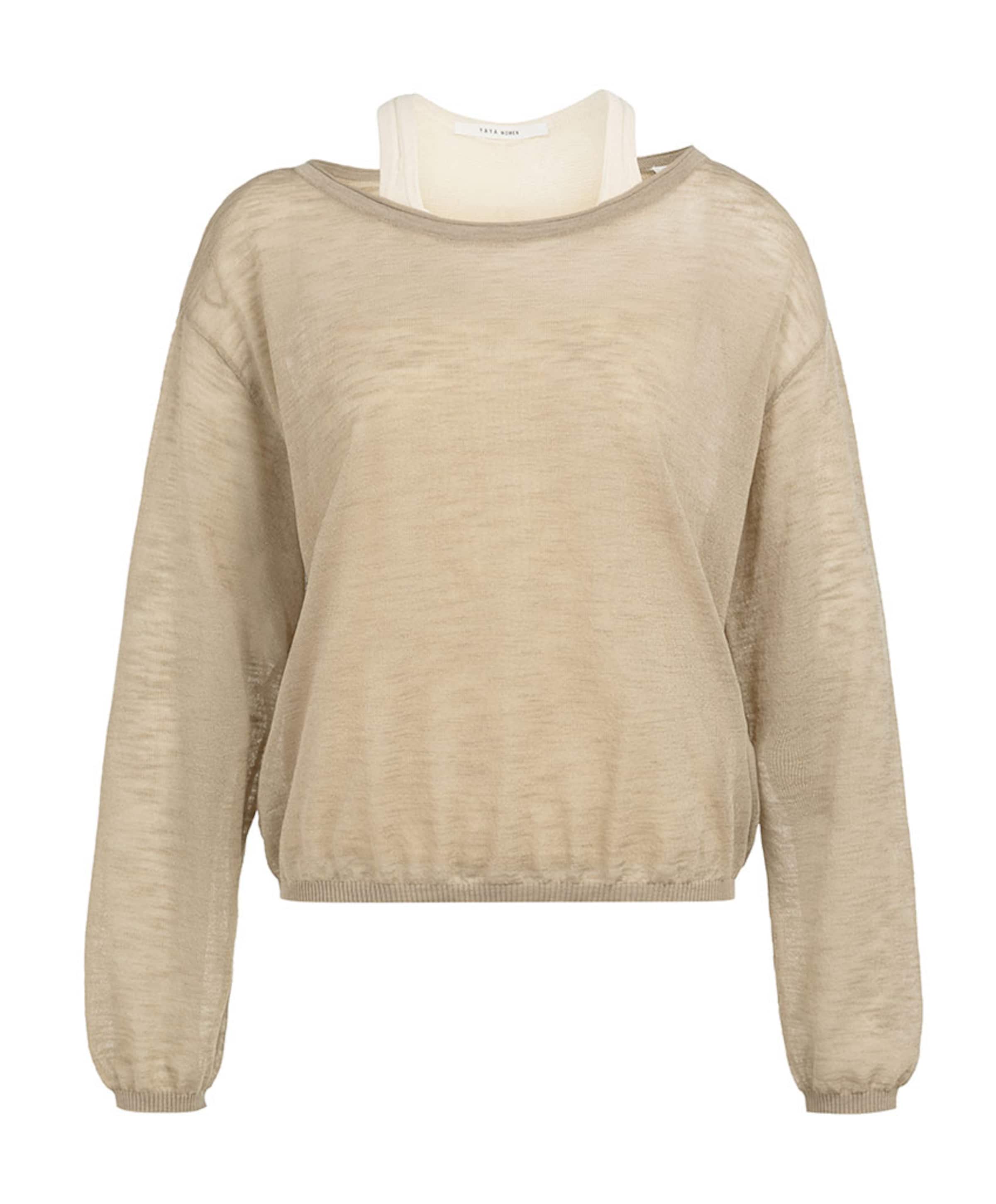 Dames sweater beige