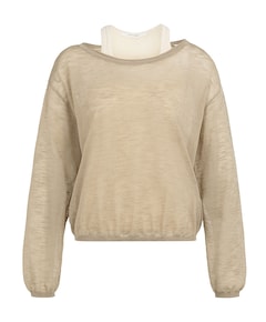Dames sweater beige