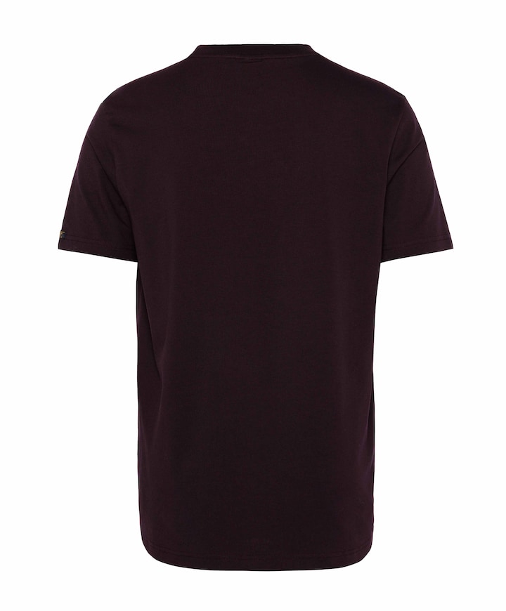 Heren T-shirt bordeaux