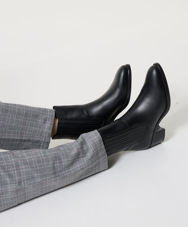 Sharmae dames enkellaarzen zwart