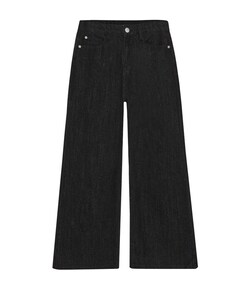 Extra Wide Fit Glitter meisjes jeans zwart