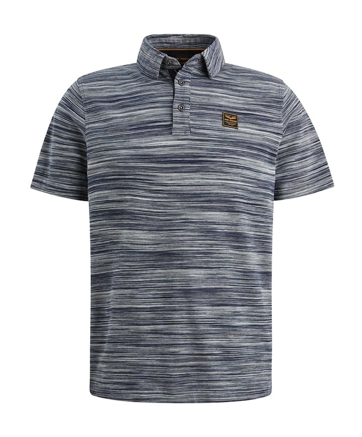 Heren polo blauw
