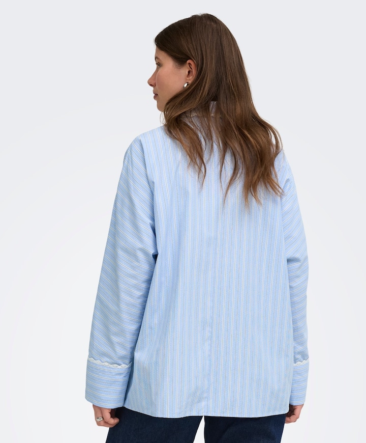 Dames blouse blauw