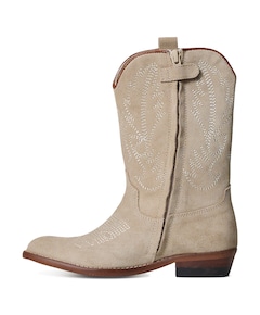 Country cuero meisjes laarzen beige