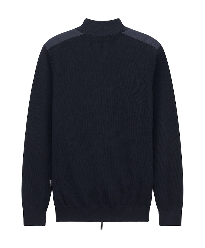 Heren vest blauw