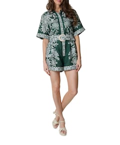 Dames playsuit groen