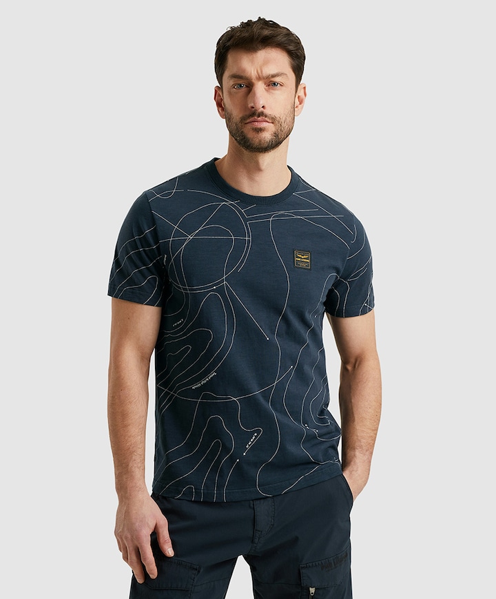 T-shirt blauw