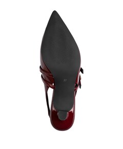 Women Sling sandalets bordeaux
