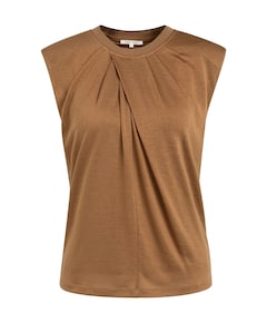 Dames top bruin