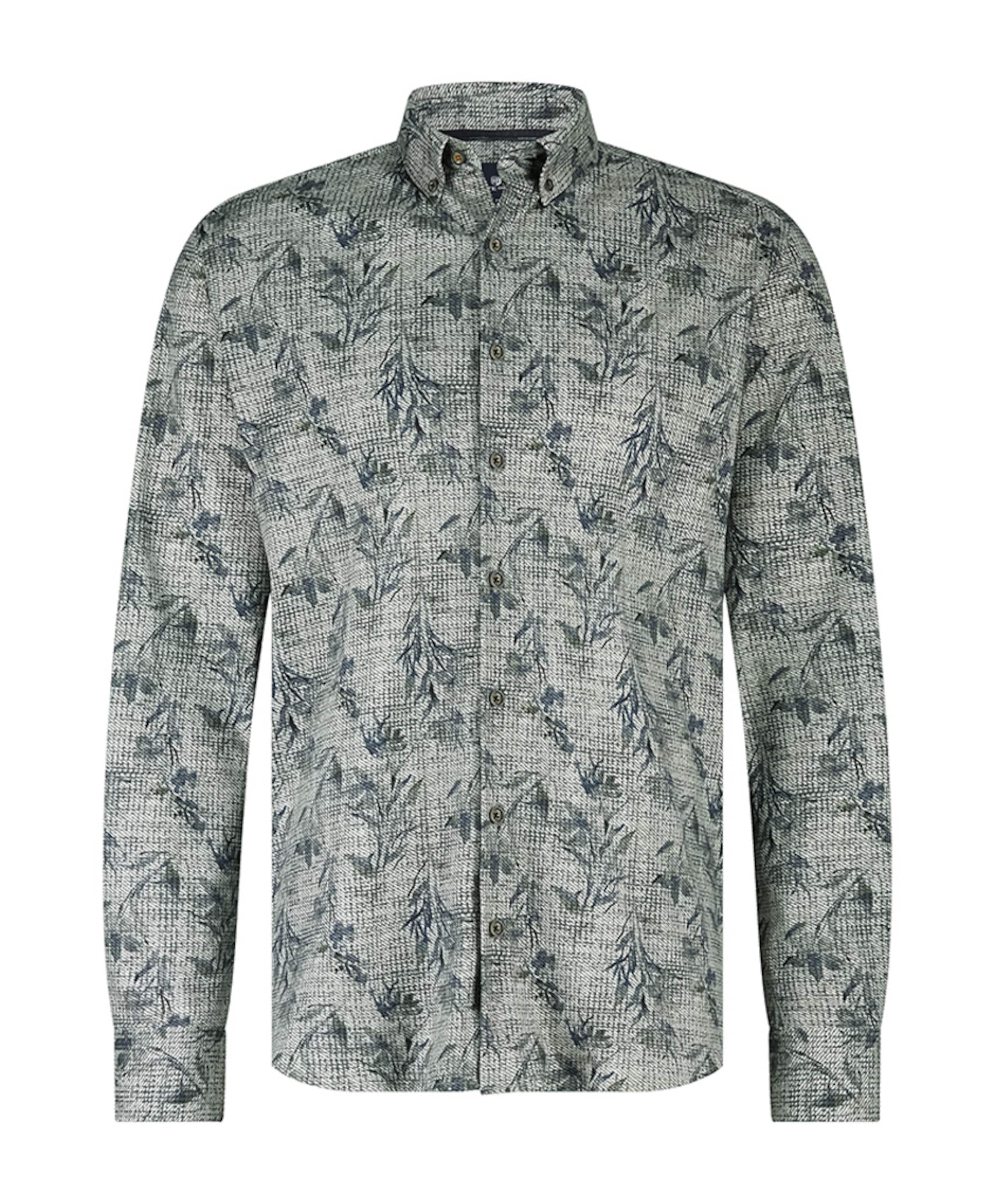 Overhemd lange mouw groen