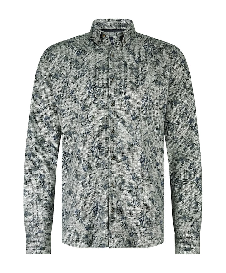 Overhemd lange mouw groen