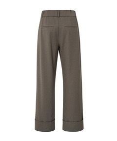Trousers with turn-ups dames broek grijs