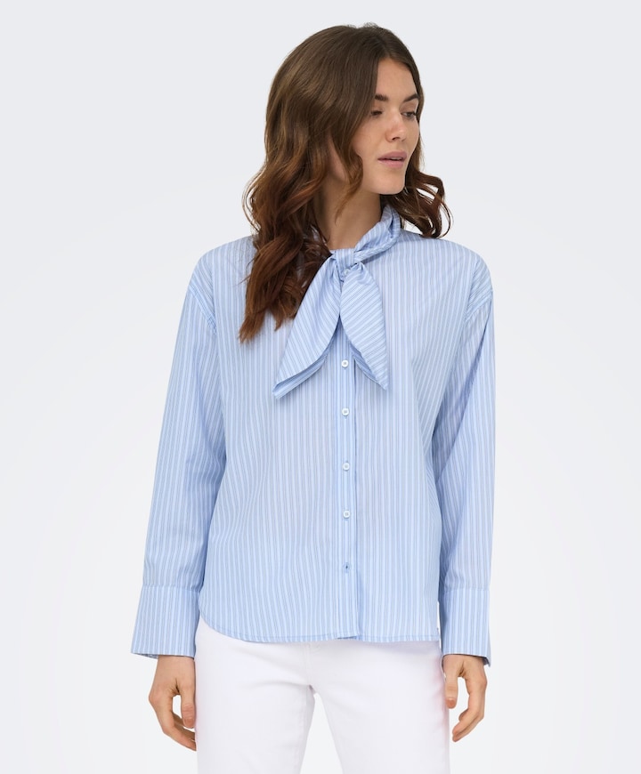 Dames blouse blauw