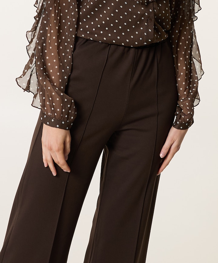 Flair punta dames broek bruin