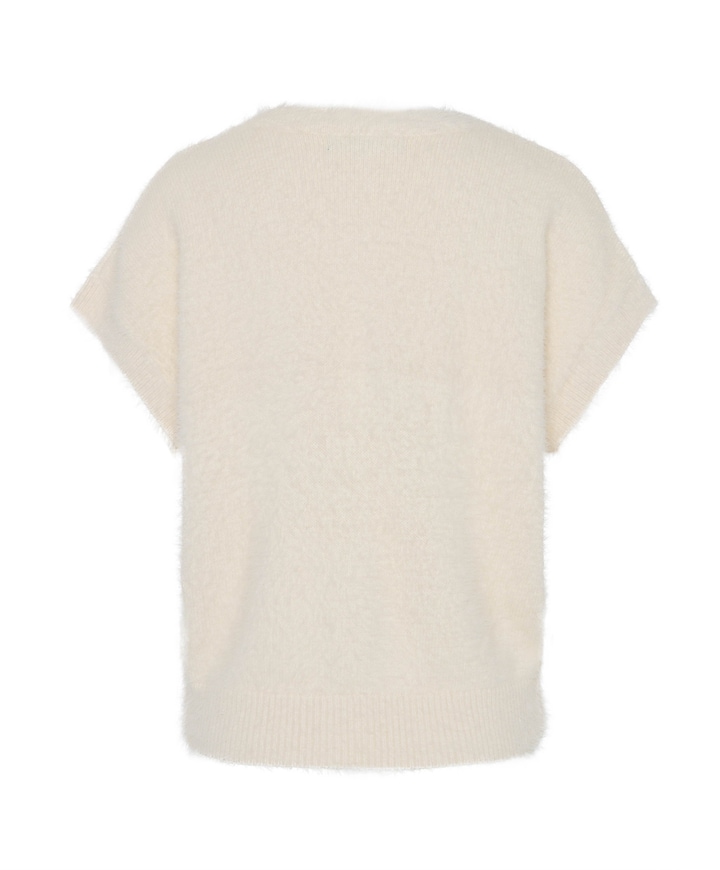 Dames gilet ecru