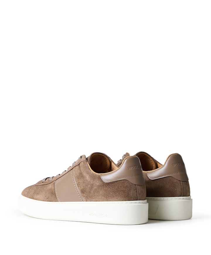 CLASSIC COURT BAND MAN heren sneakers beige