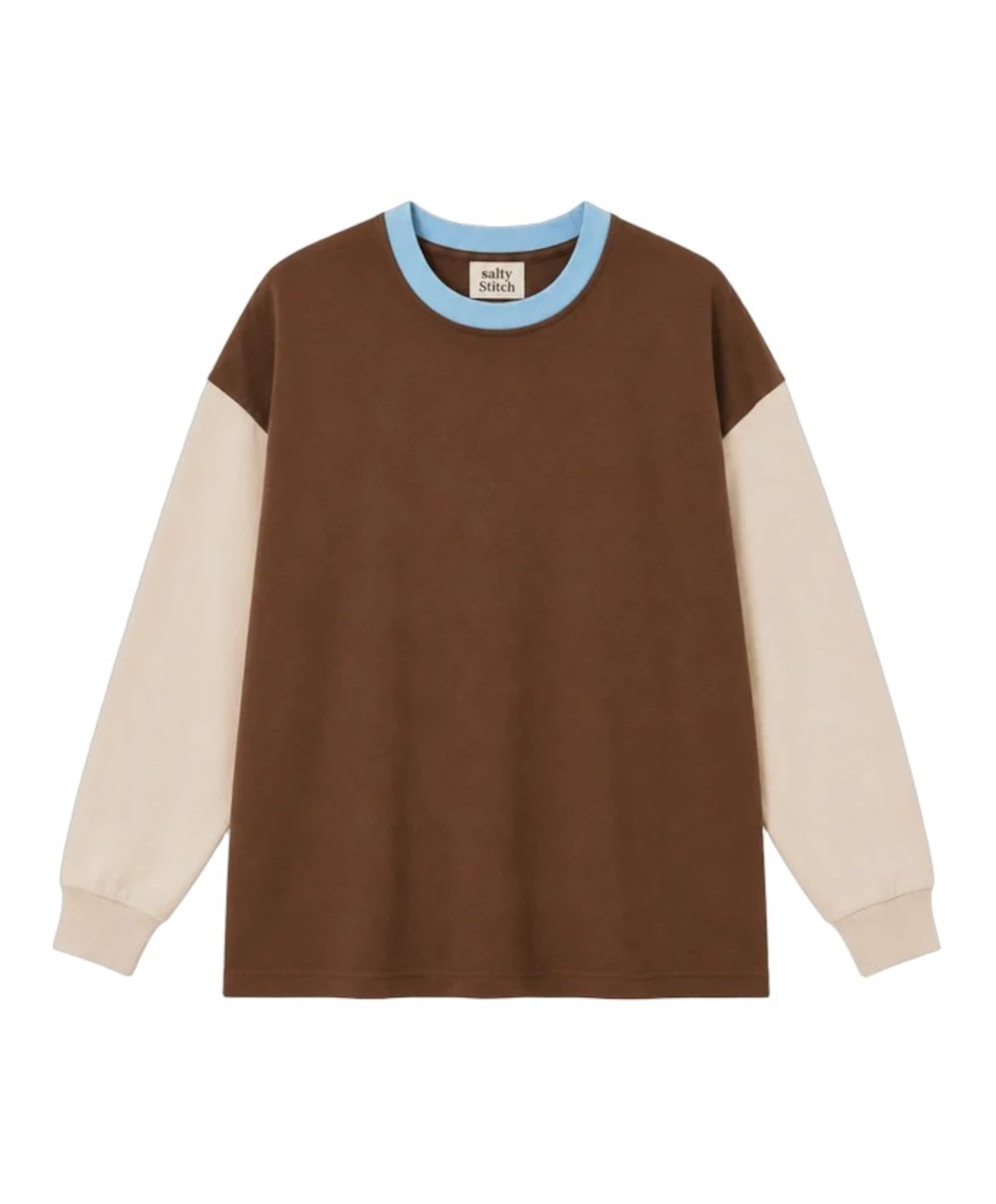 Meisjes longsleeve bruin