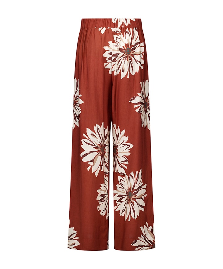 Bruce flower dames broek brique