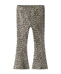 NMFLEOANA FLARED LEGGING broek beige