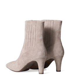 Calandra dames enkellaarzen beige