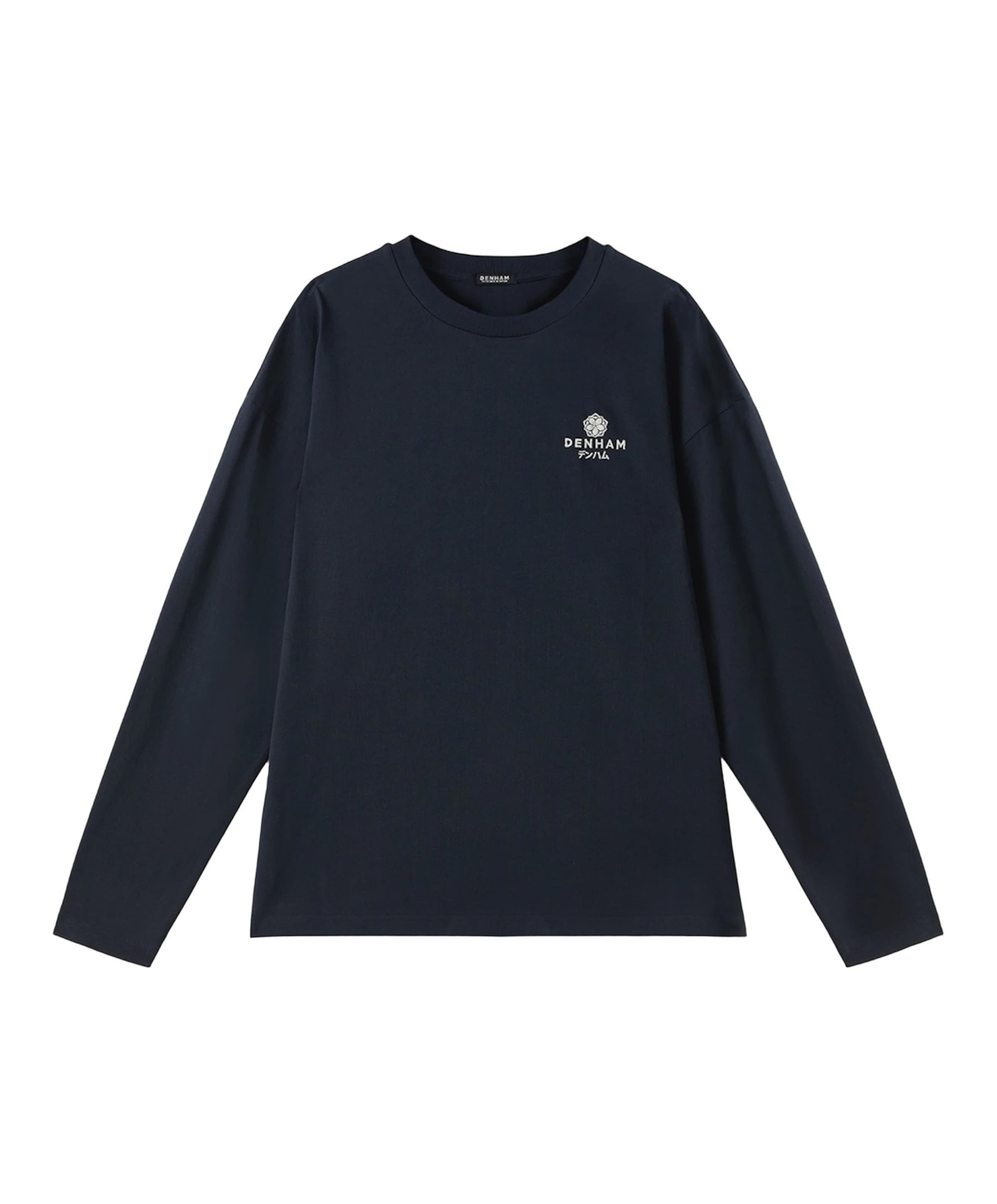 Heren longsleeve blauw
