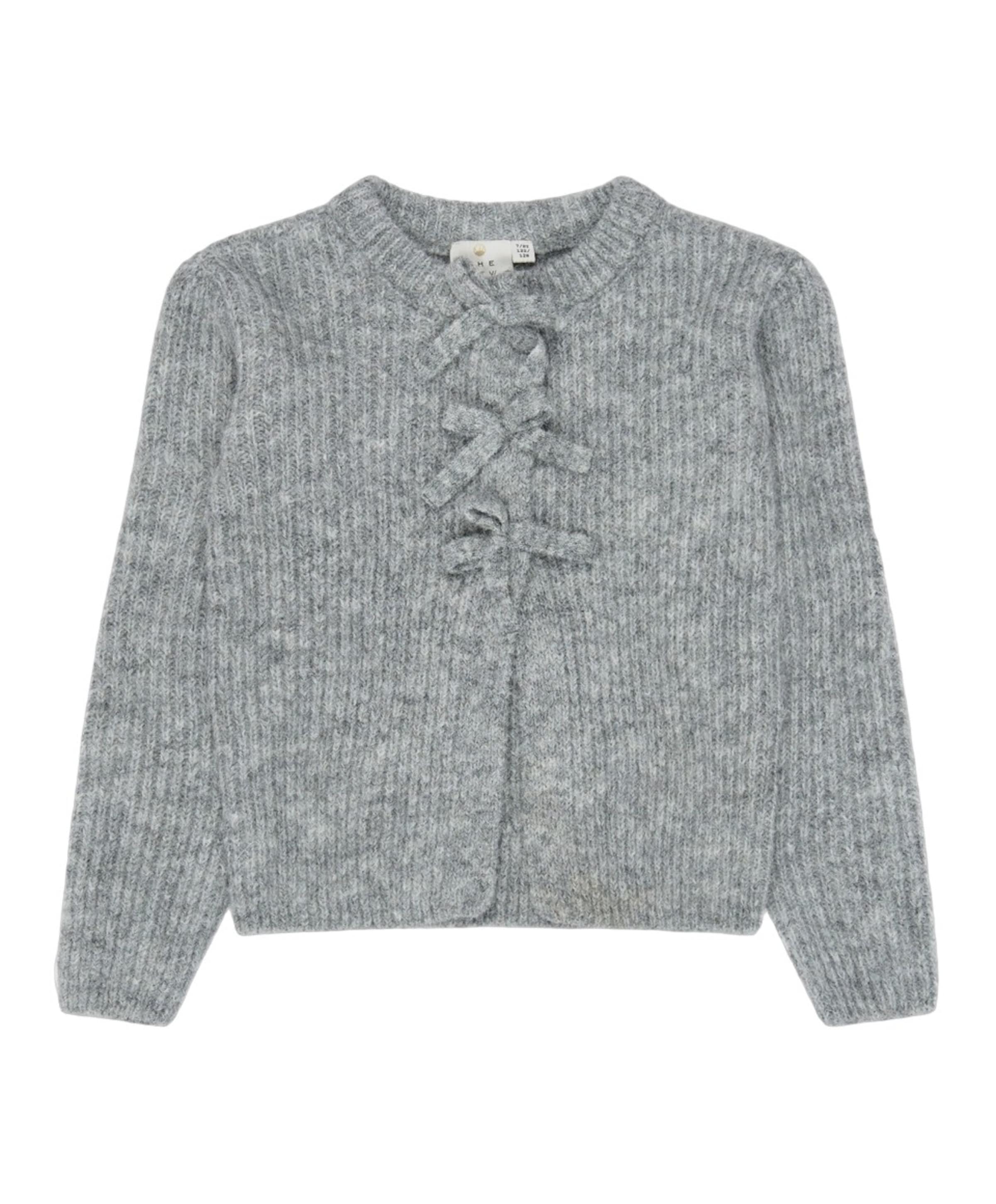 Meisjes vest grijs
