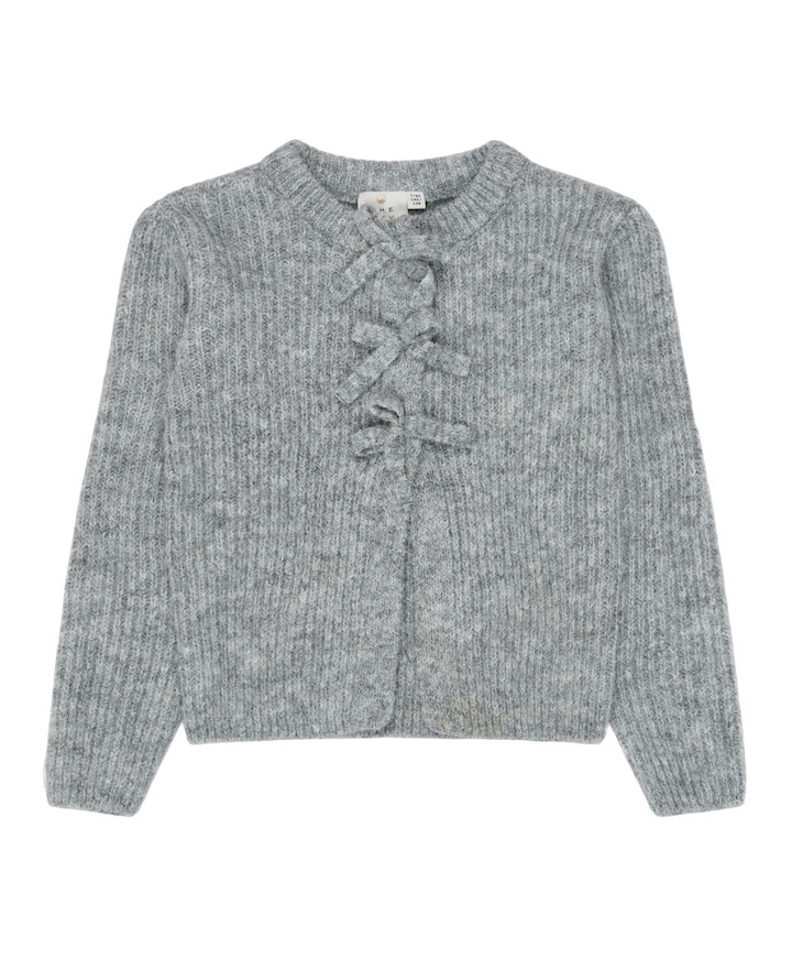 Meisjes vest grijs
