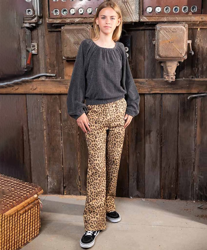 meisjes broek bruin