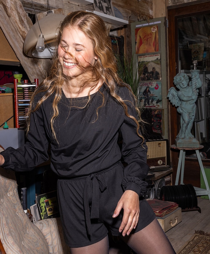 Playsuit zwart