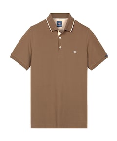 Heren polo bruin