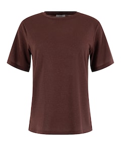 Dames T-shirt bruin