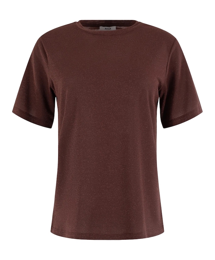 Dames T-shirt bruin