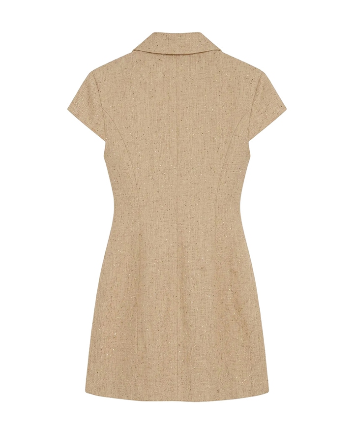 Dames jurk beige