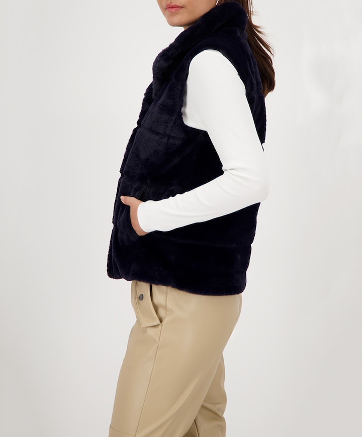 Dames bodywarmer blauw