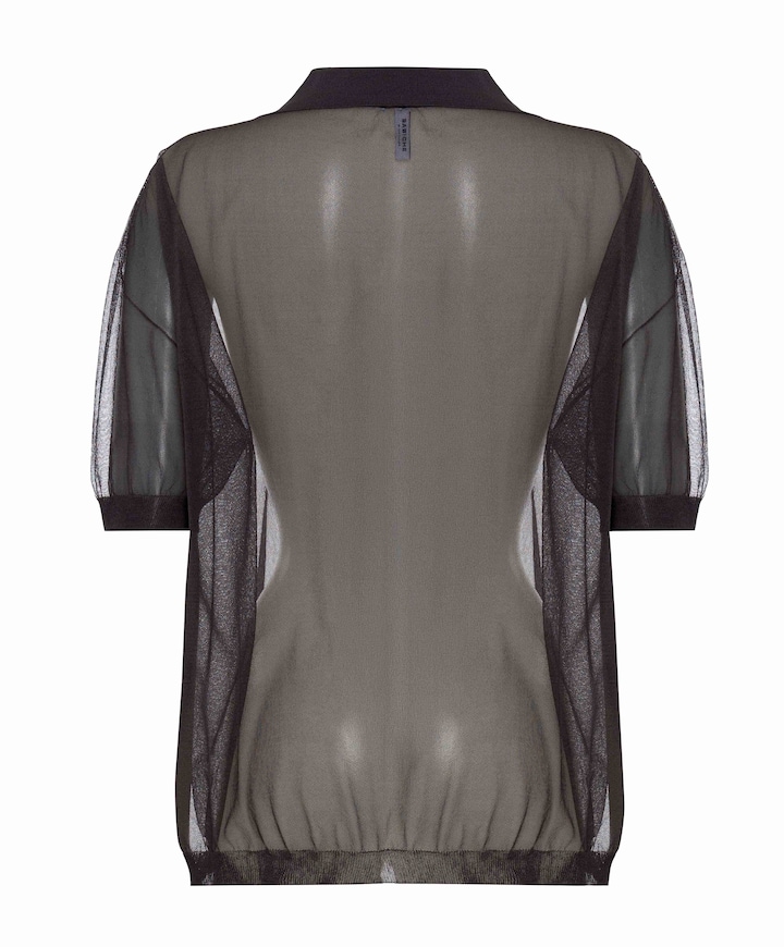 Dames polo zwart