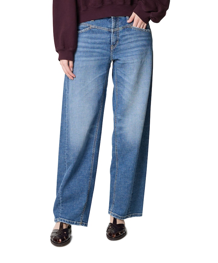 Ornella twisted dames jeans blauw