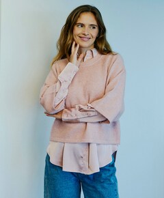 Dames trui roze