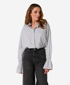 Dames blouse grijs