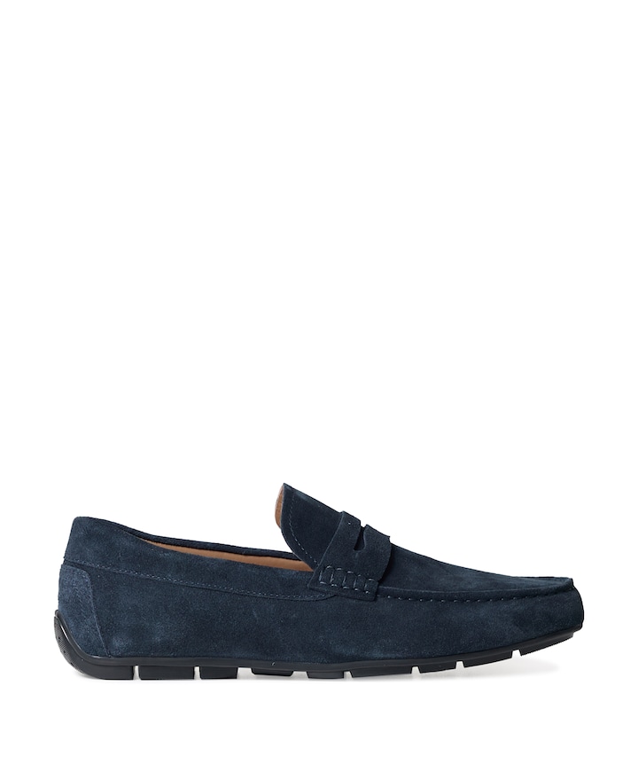 Zadok  heren moccasins blauw