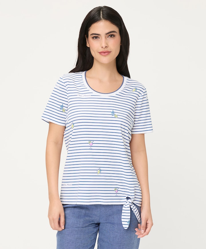 Dames T-shirt blauw