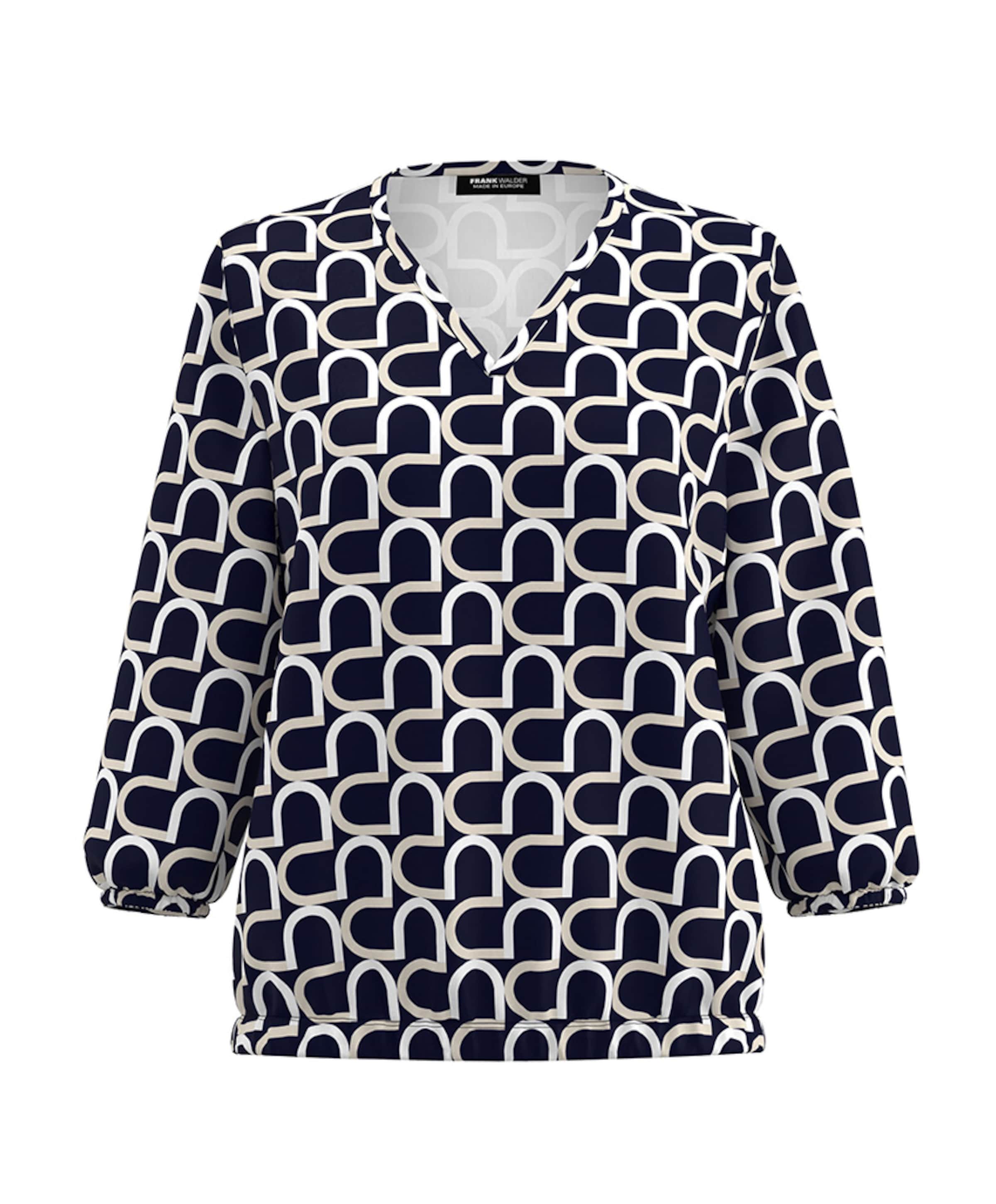 Dames longsleeve blauw
