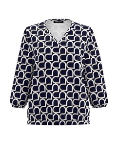 Dames longsleeve blauw