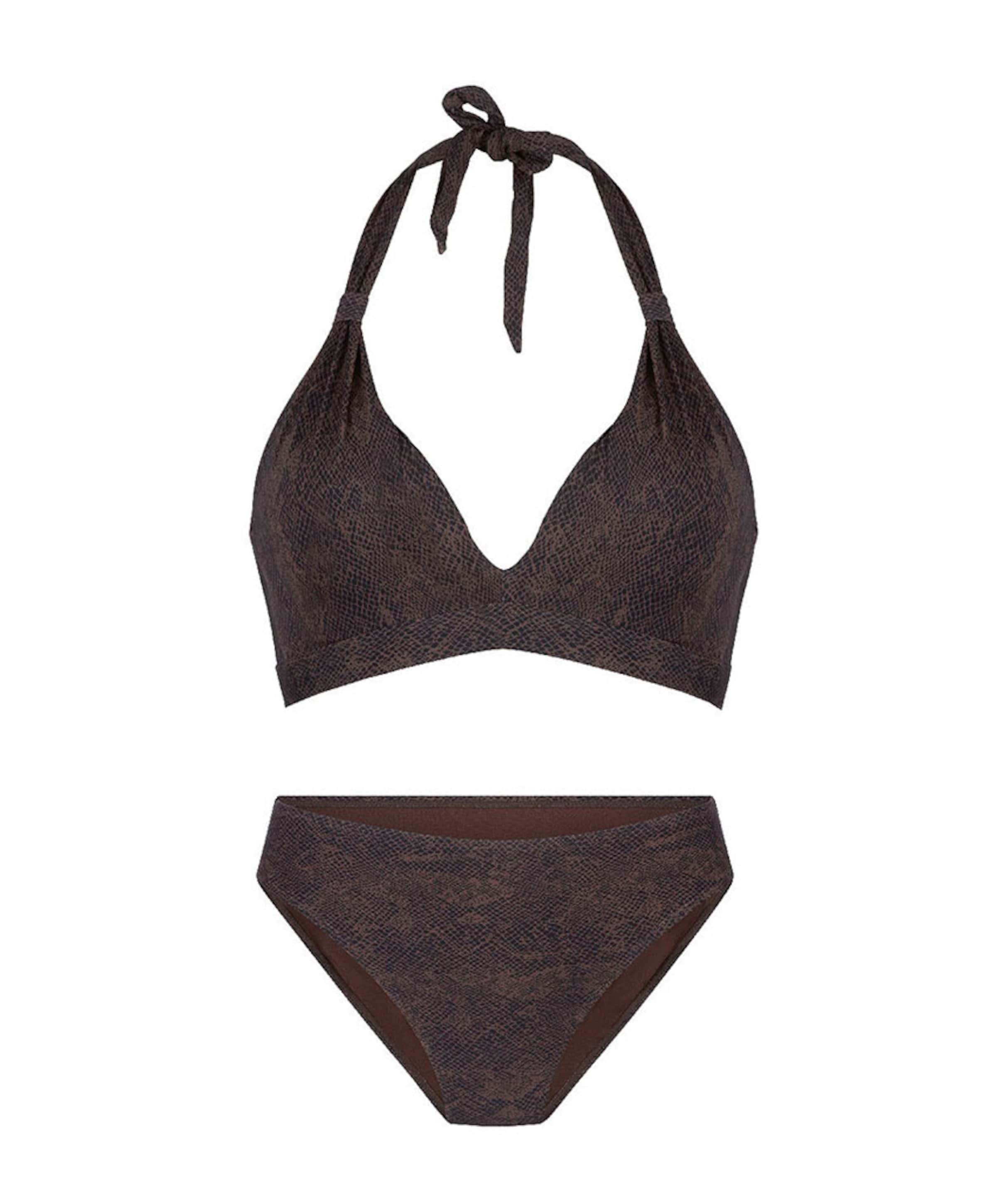 Dames bikiniset bruin