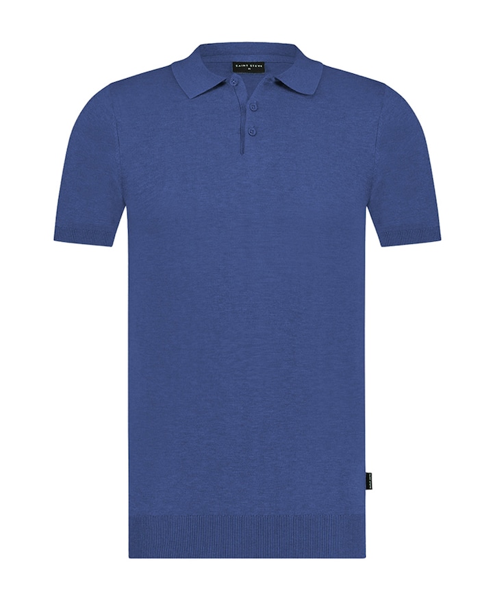 Heren polo blauw